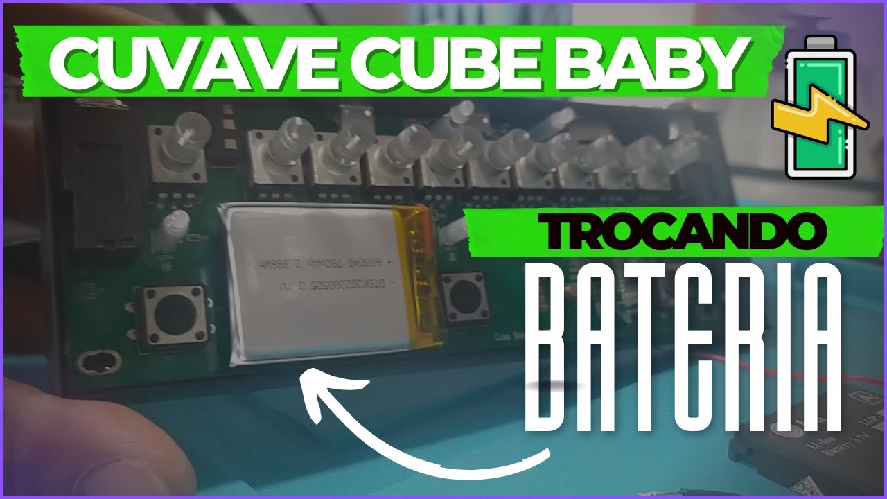 COMO TROCAR A BATERIA DO SEU CUVAVE CUBE BABY!!
