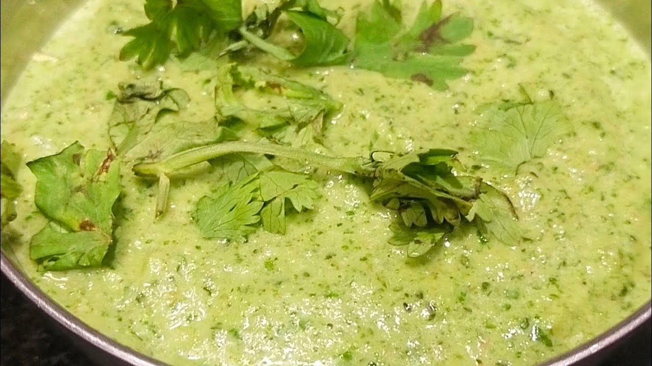 Green Chatuny ( કોથમીર મરચાં ની ચટણી) # સેન્ડવીચ, ભેળ, સમોસા,કચોરી વગેરે નાસ્તા સાથે ખવાતી ચટણી