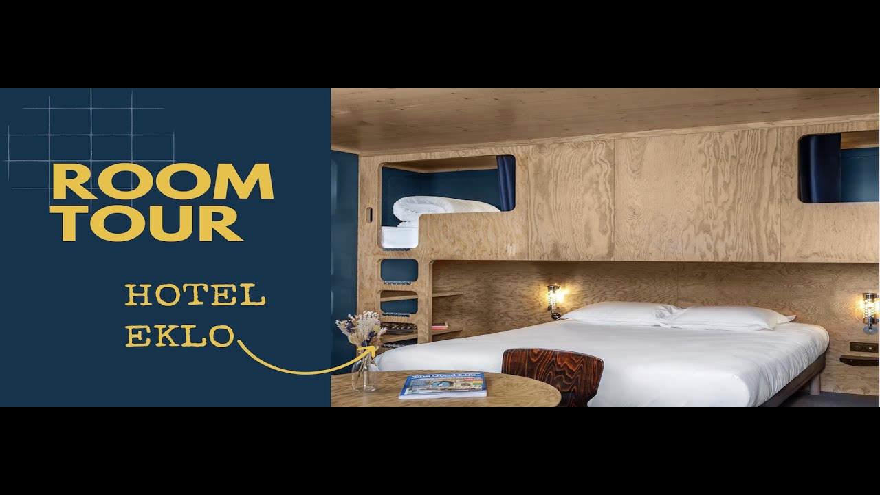 EKLO HOTEL ROOM TOUR + RESTAURANT (À CÔTÉ DE DISNEYLAND PARIS)(NEXT TO DISNEYLAND PARIS)