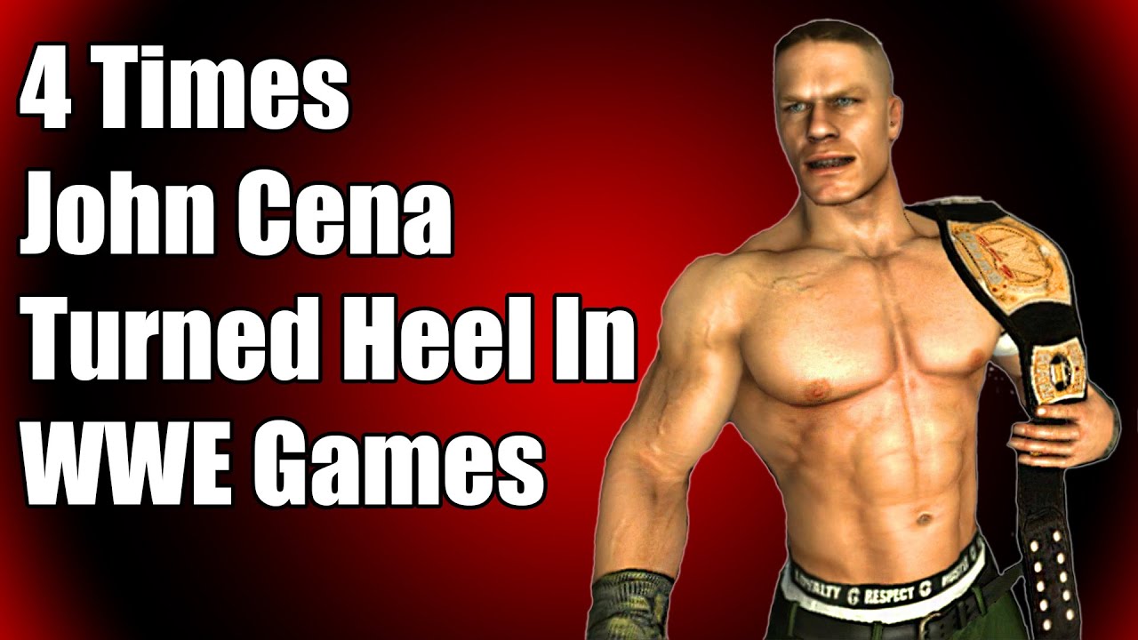 4 Super Rare Times John Cena Turned Heel In WWE Games