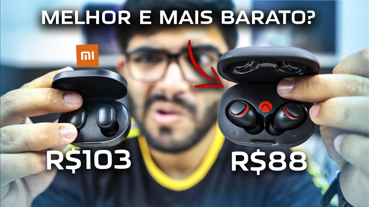 Mais barato que Airdots! MELHORES fones SEM FIOS que possuem GRAVES! AIRAUX Aa-UM1, INCRÍVEL!