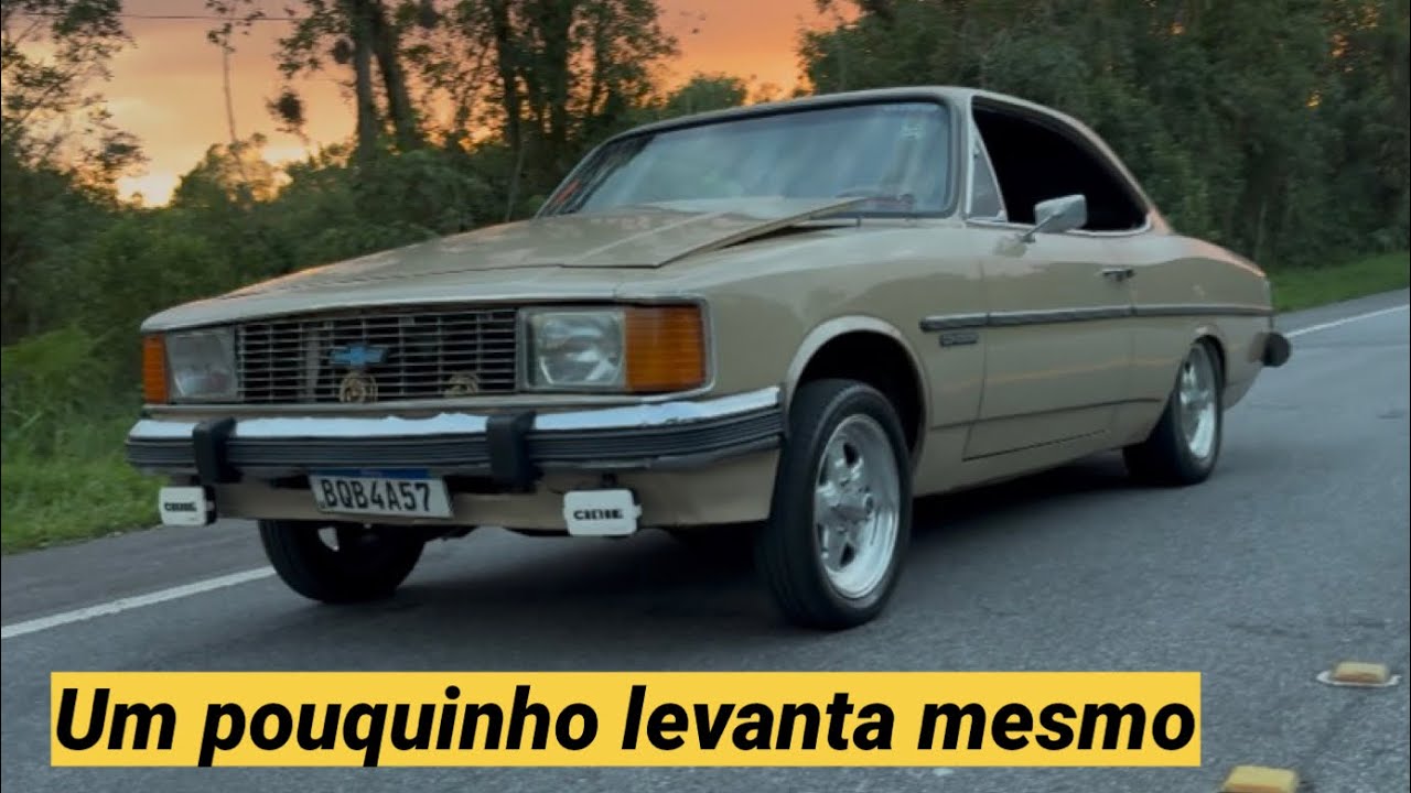Teste de lançamento do Opala com coil over e 16 libras de pressão 🔥