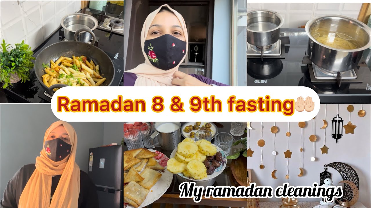 Ramadan 8 & 9 roza🌸🤲🏻 ||nombul friday full cleanings kitchen👌 ||minazmussh vlogger