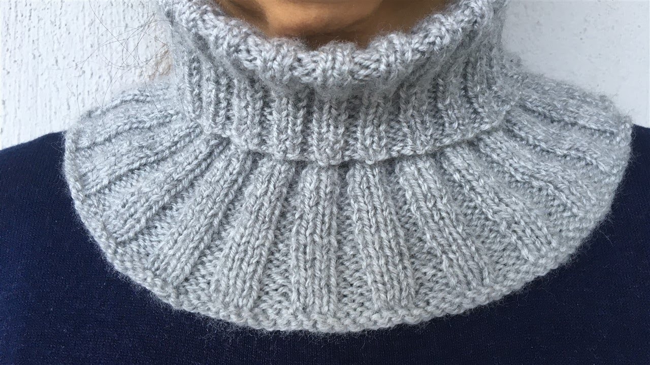 EN KOLAY BOYUNLUK &Ouml;RG&Uuml; -EASY NECK KNIT