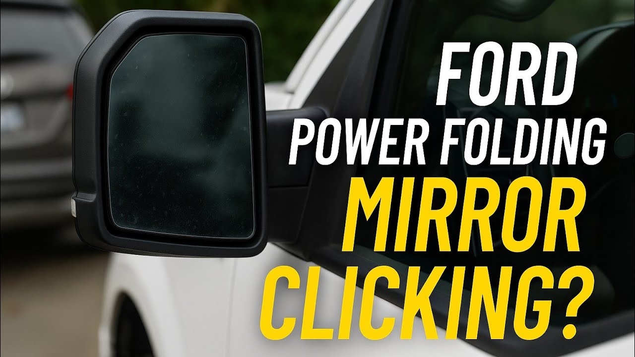 Ford Power Mirror Clicking? EASY Fix You Can Do at Home (SSM 51937 Explained!)