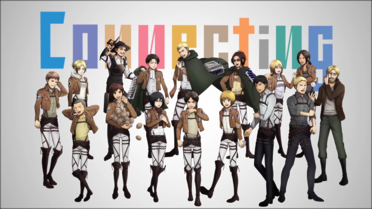 【声真似】進撃の巨人キャラ達がConnecting歌ってみた