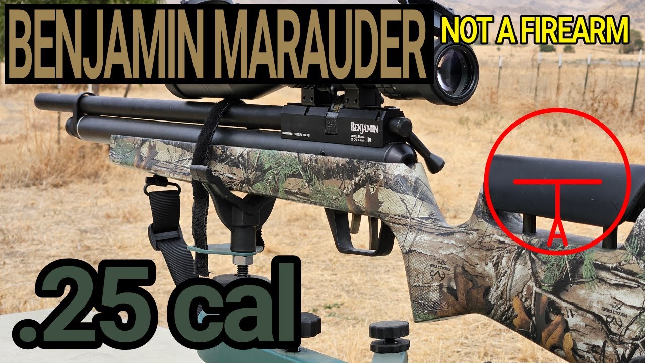 Benjamin Marauder .25 cal airgun review *NOT A FIREARM*
