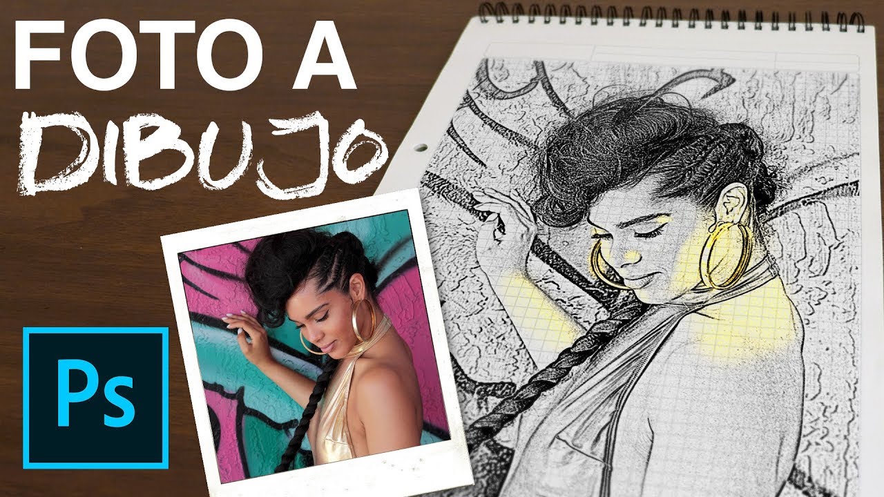 Fotografía a Dibujo en Photoshop ¡Super Realista!