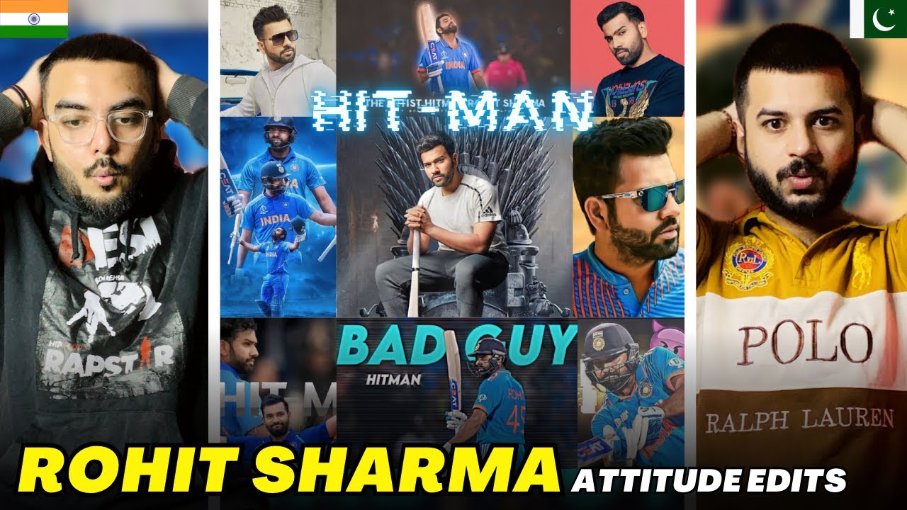 First Time Reaction on Rohit Sharma Full Attitude Videos 😈🔥| Hitman of Cricket | The Reactors