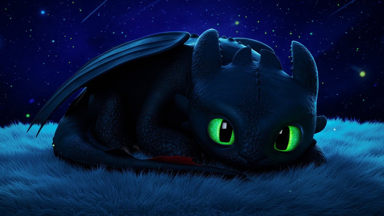 (No Ads) Fall Into Sleep Instantly • Healing Stress, Anxiety • Calm Your Mind with Toothless