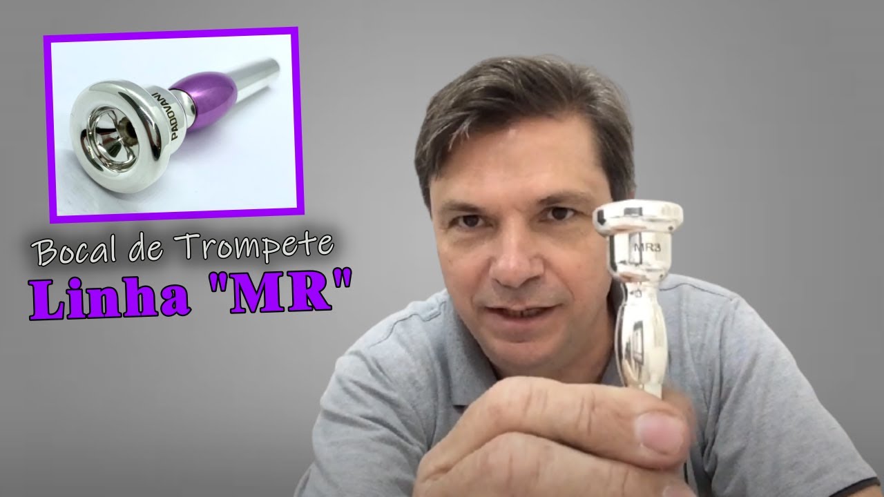 Bocal De Trompete Padovani Linha MR | Trumpet Mouthpiece | Padovani Music