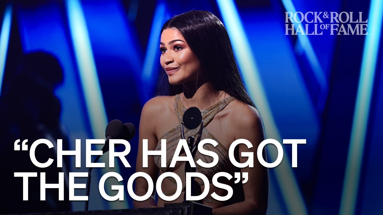 Zendaya Inducts Cher Into the Rock & Roll Hall of Fame | Rock Hall 2024