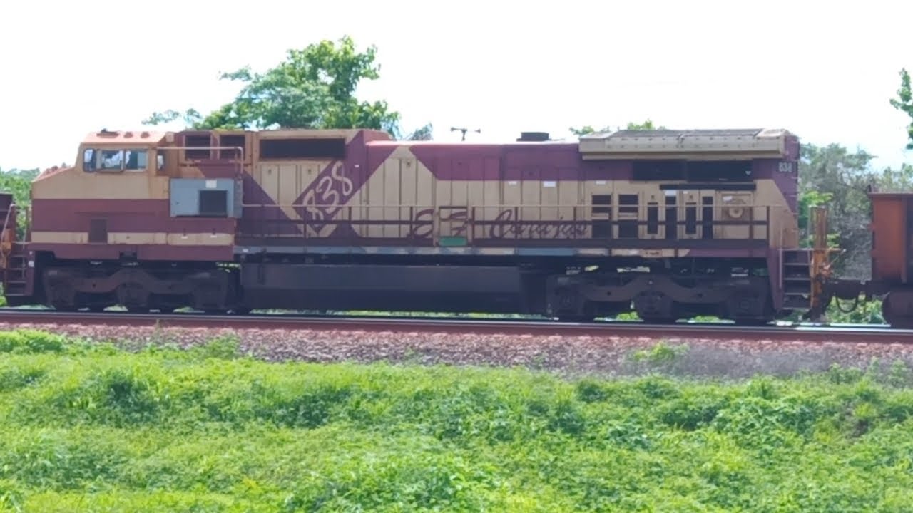 Partida Dash9 com o sistema AESS em ação. #viralvideo #sistemaaess #locomotive #engine #mineração 