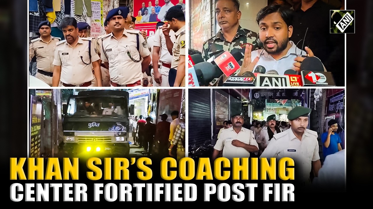 BIG: Heavy security deployed at Khan Global Studies after FIR against Khan Sir over firing incident