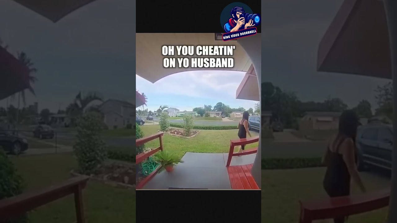Are You Cheating on Your Husband? (Caught on Ring Doorbell) #shorts #doorbell #doorbellcamera