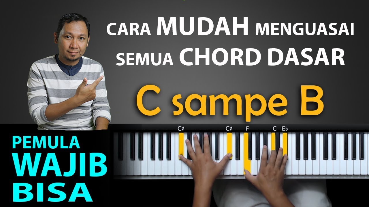 Cara cepat mencari menguasai semua  Chord dasar - Family Chord | Belajar Piano Keyboard