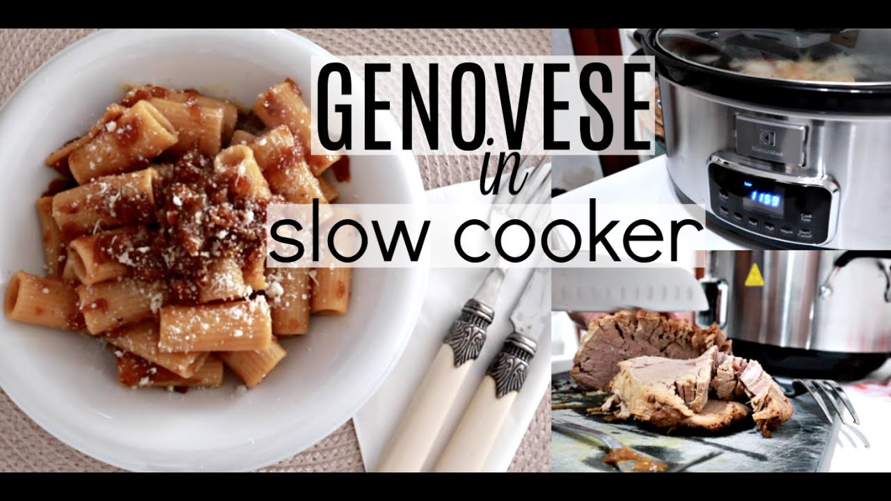GENOVESE NAPOLETANA con SLOW COOKER ELECTROLUX - Idea pranzo della Domenica