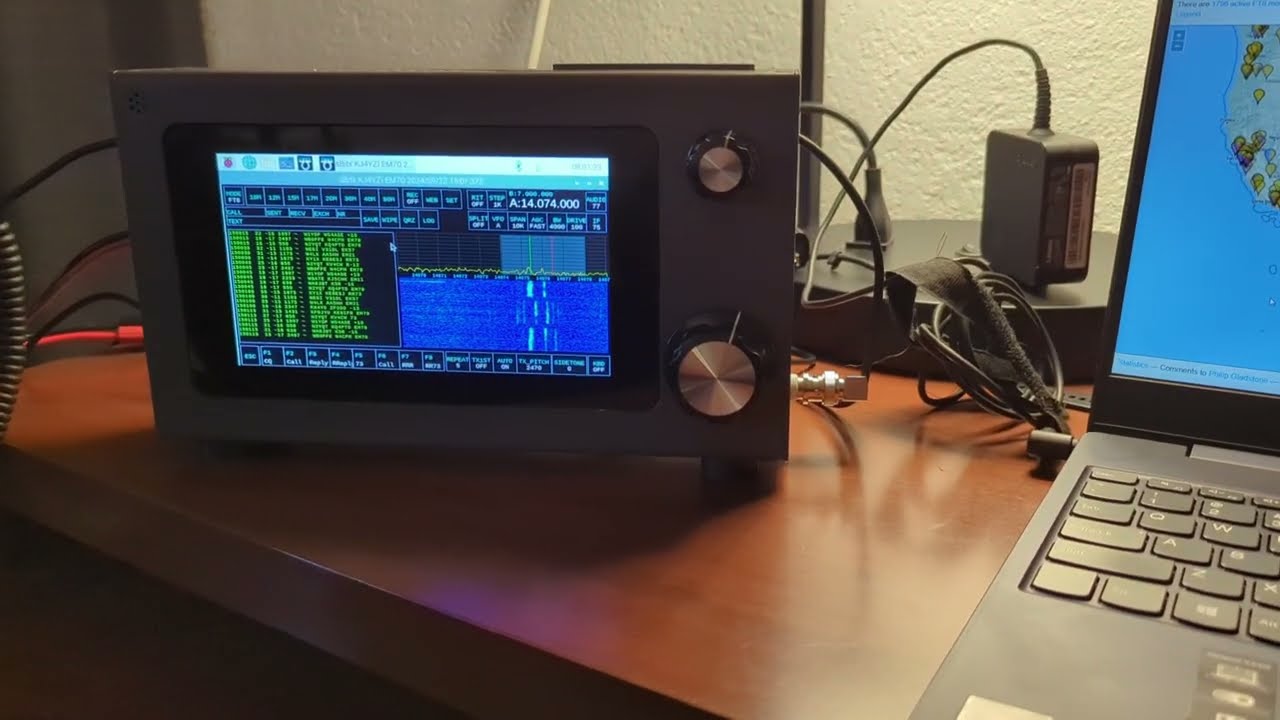 AL-705 QRP Magnetic Loop In Hotel Room On 20 Meters