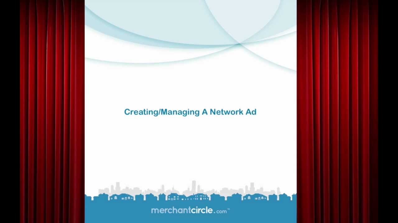 Creating/Managing A Network Ad