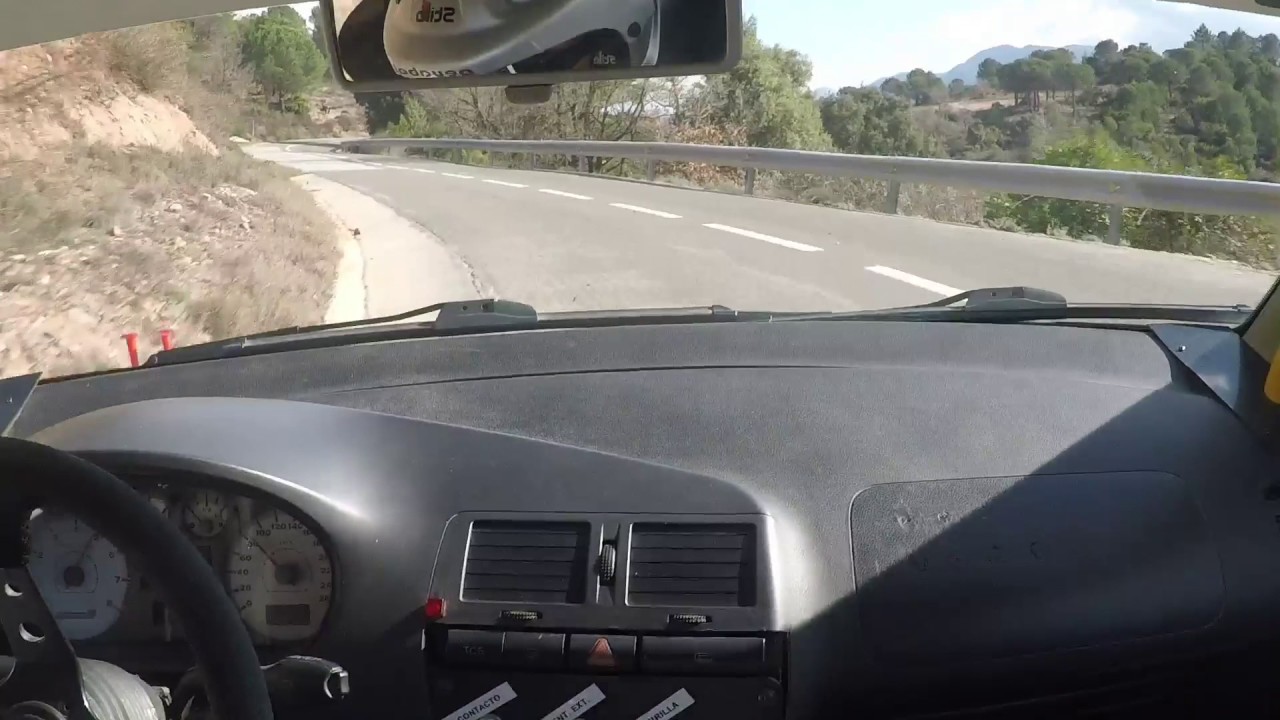 Onboard A. Molina - L. Camps | Rallysprint Sant Julià 2017 | Coll de Mansa