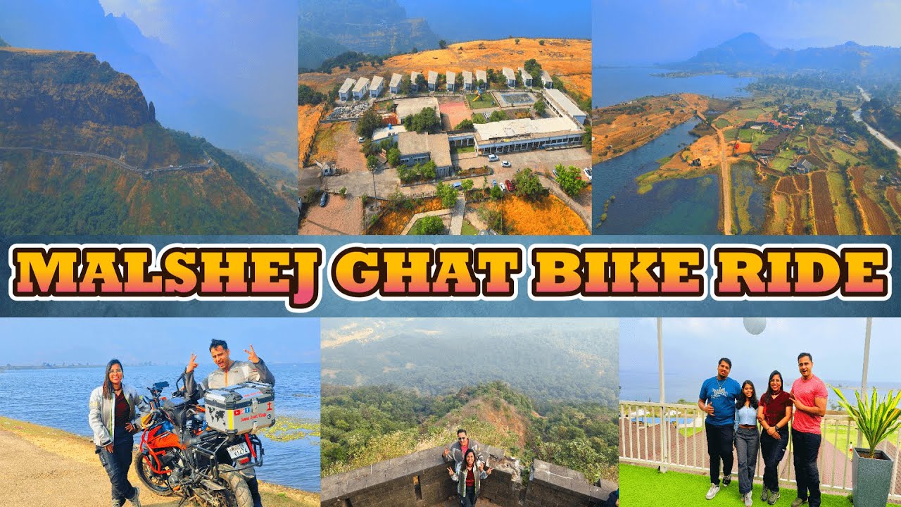 MALSHEJ GHAT BIKE RIDE | BIKE TRIP NEAR MUMBAI | MTDC MALSHEJ GHAT | PIMPALGAON JOGA DAM | MALSHEJ