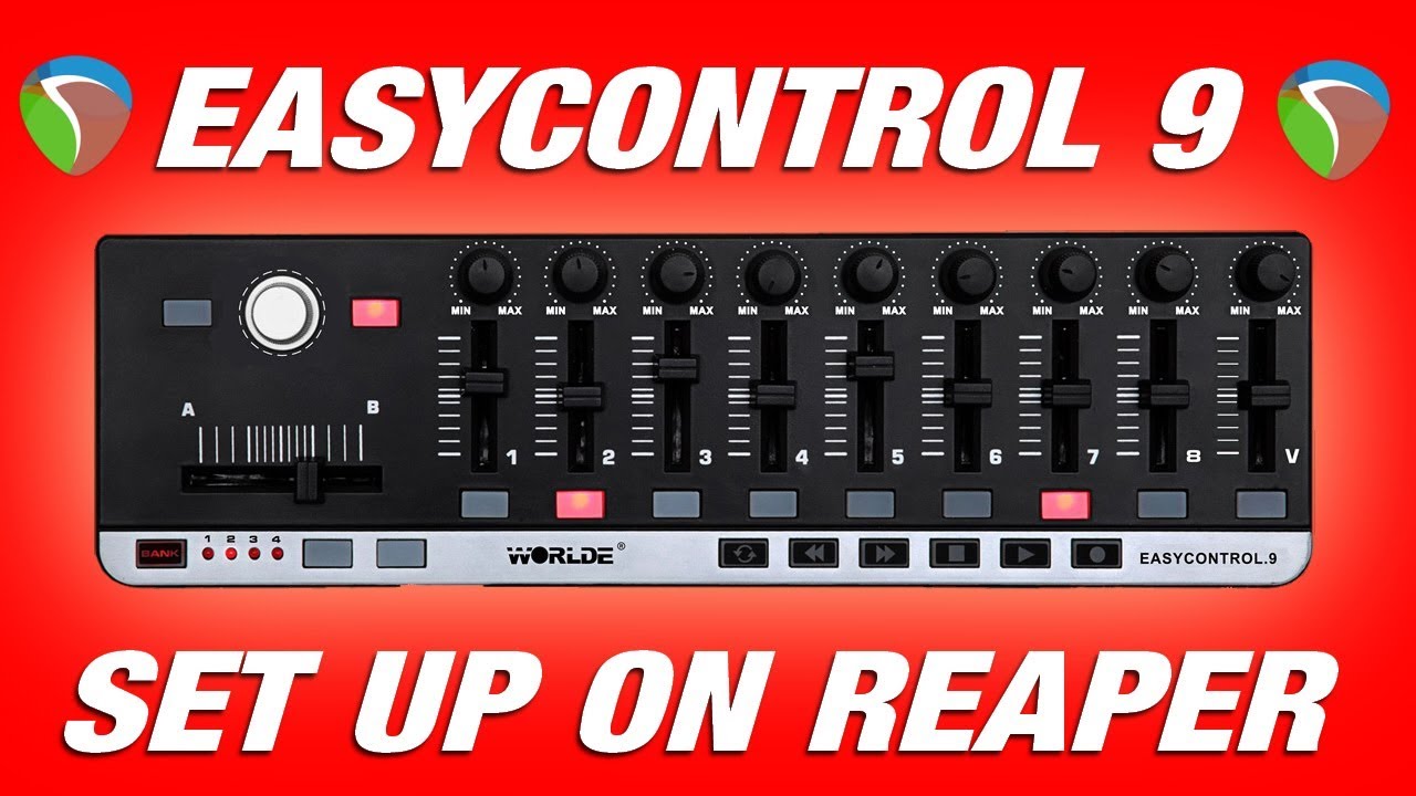WORLDE EASYCONTROL | SET UP ON REAPER DAW