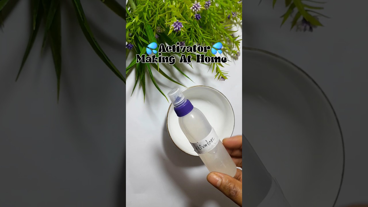 How To Make Activator At Home 🏡 #satisfying #activator #newshorts