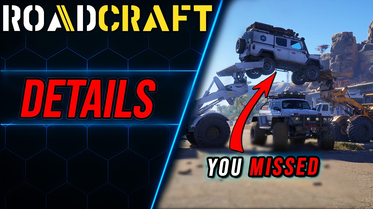 RoadCraft DETAILS You NEVER Noticed | 20 Insane Details
