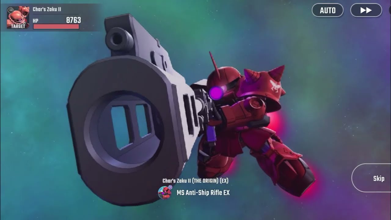 SD Gundam G Generation Eternal ~Char's Zaku II (The Origin) EX All Attacks~