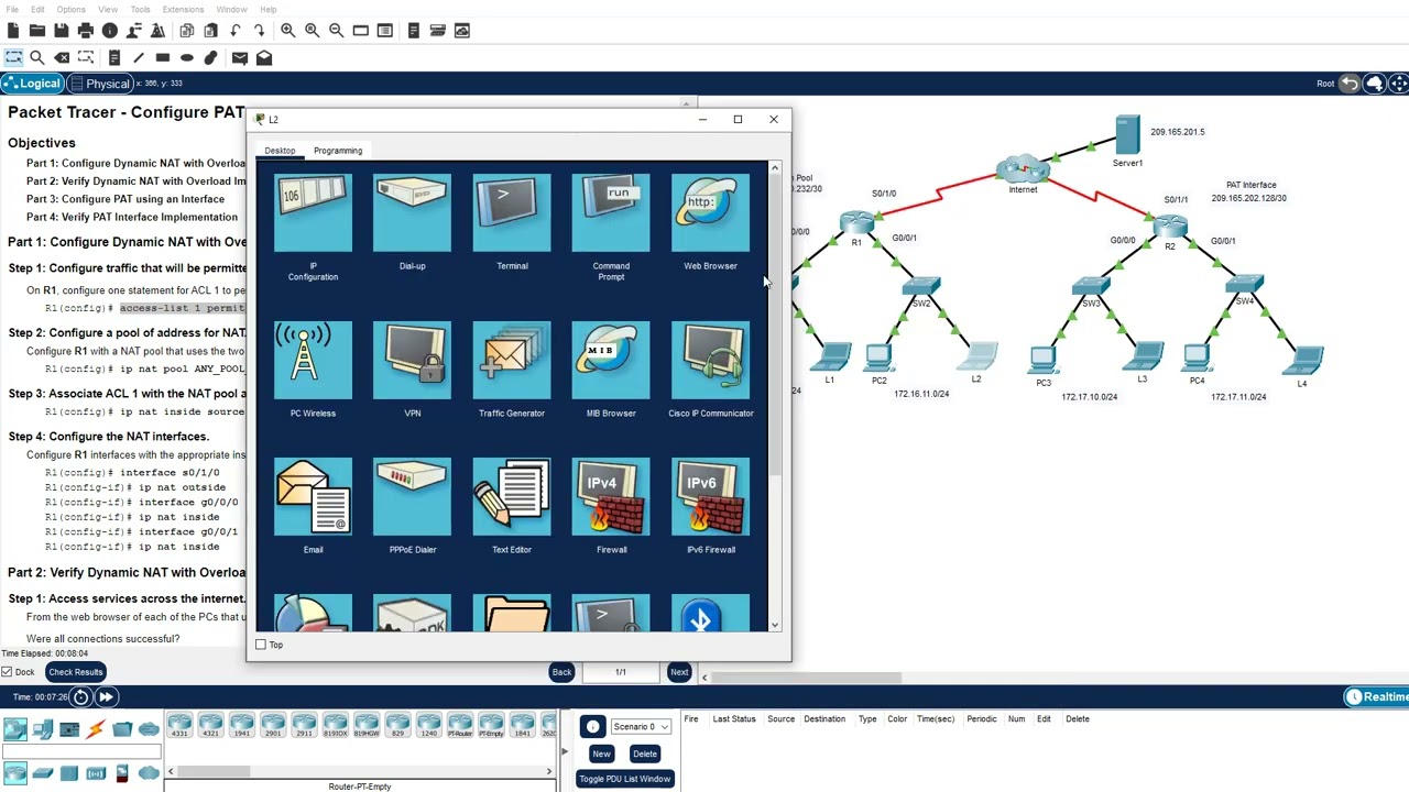 ENSA Packet Tracer 6.6.7