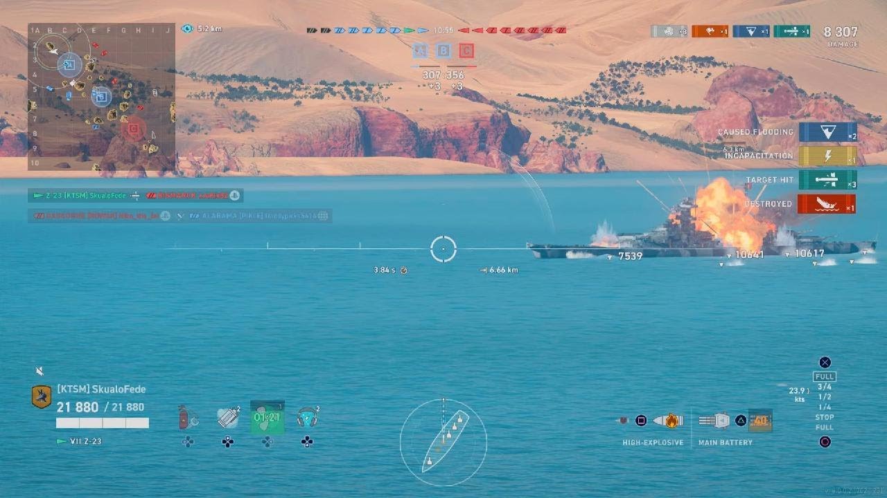 World of Warships: Legends_2026 Z-23 nice game 77K damage 2kill