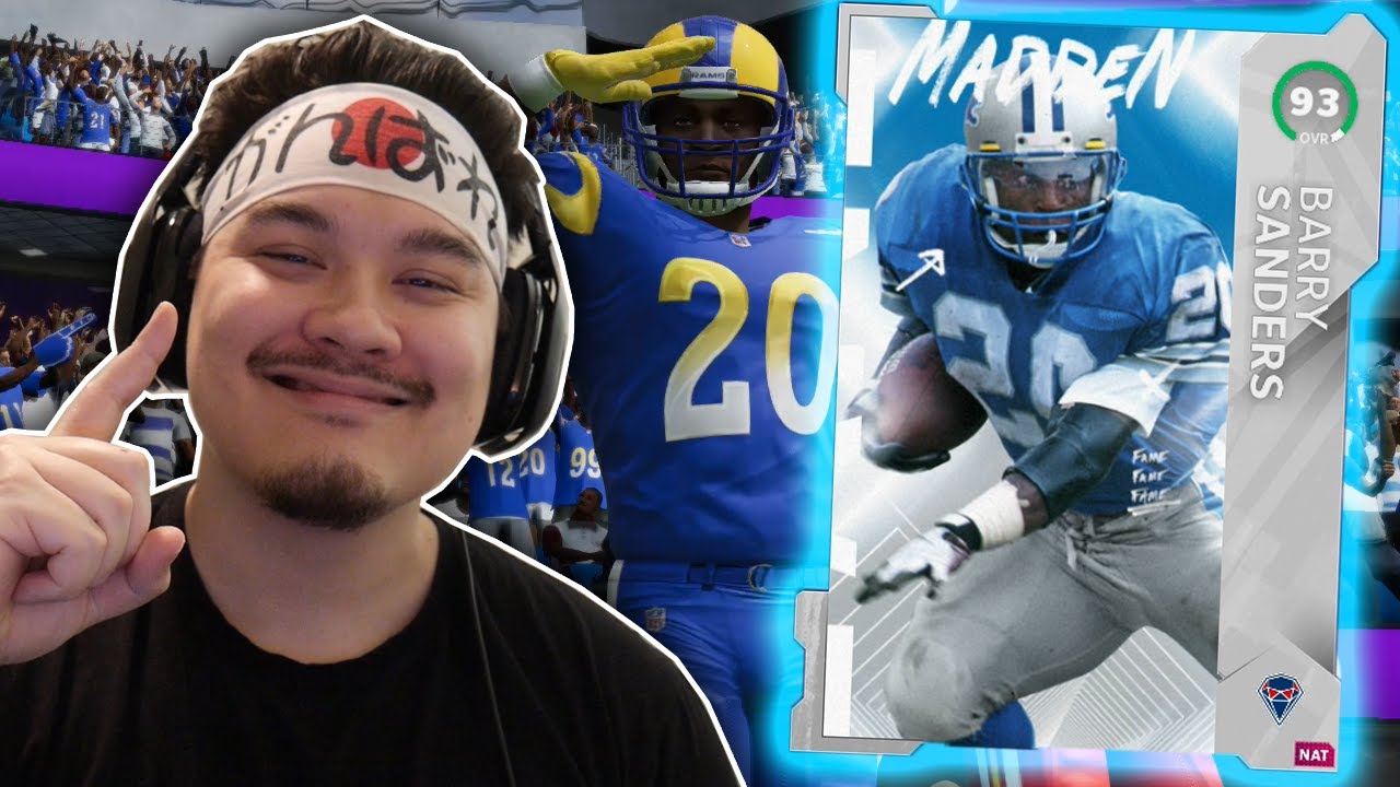 TEAM DIAMOND BARRY SANDERS! Madden 21 Gameplay