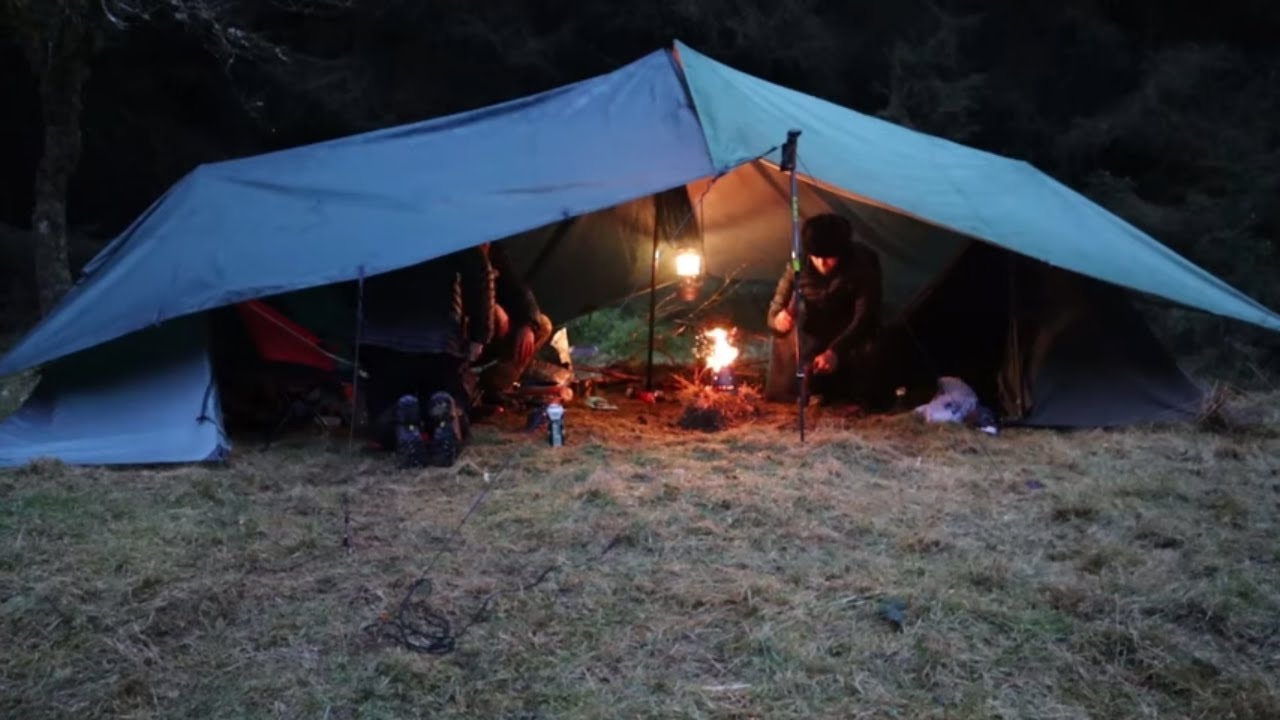 100% Chance Of Precipitation | Old School Canvas & Tarp Winter Camping