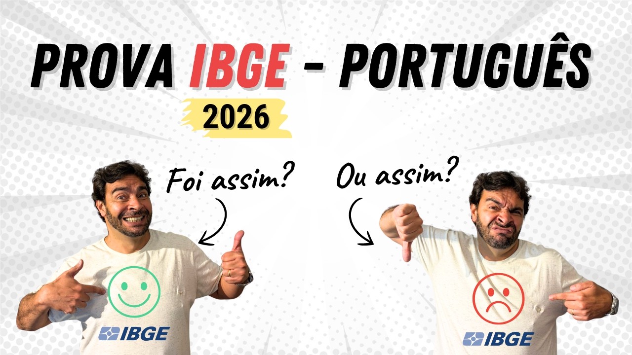 React da prova do IBGE 2026 - L&iacute;ngua Portuguesa