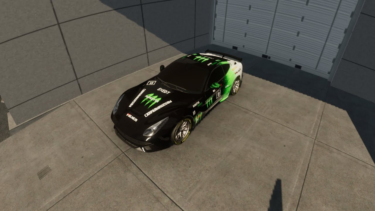 How to make a monster energy ferrari 812 bu cpm2 guy yt