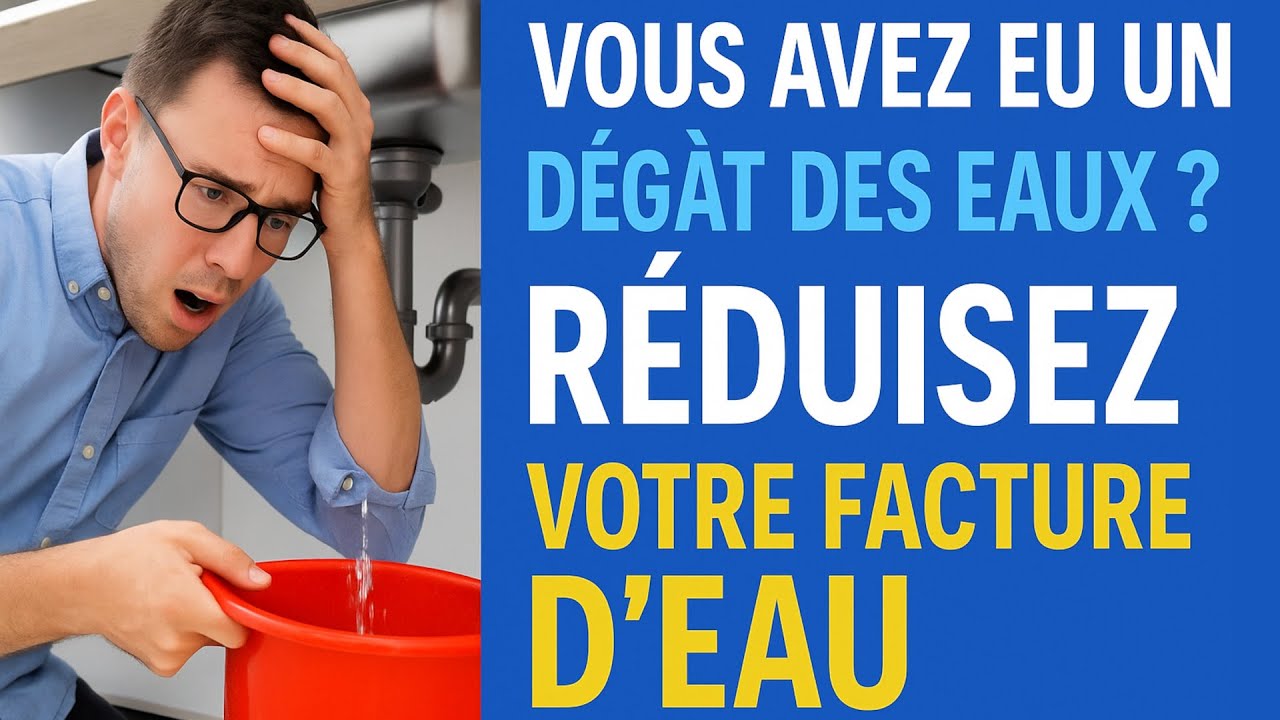 Fuite d&rsquo;eau : comment r&eacute;duire l&eacute;galement votre facture d&rsquo;eau ?