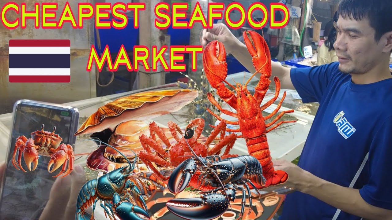 SEAFOOD Lover's Paradise in Pattaya 🇹🇭 Lanpho Nakluea Market
