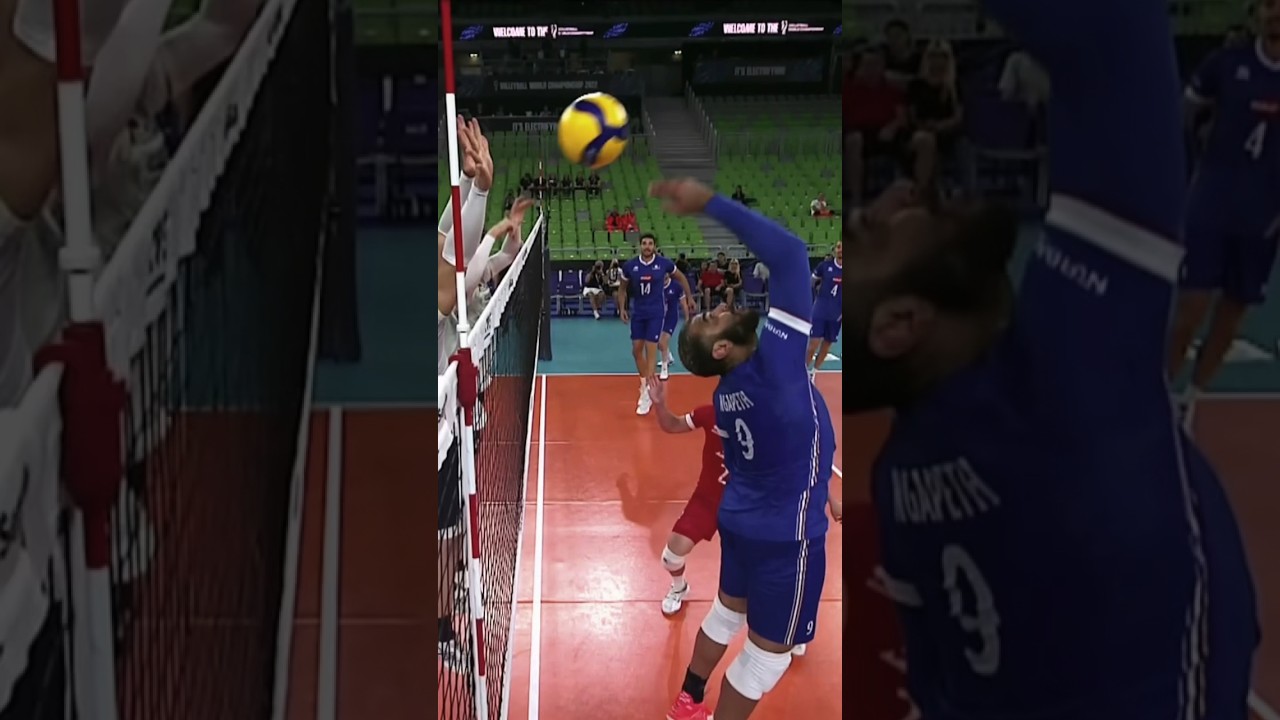 The Ngapeth Show 😎🔥 #epicvolleyball #volleyballworld #volleyball
