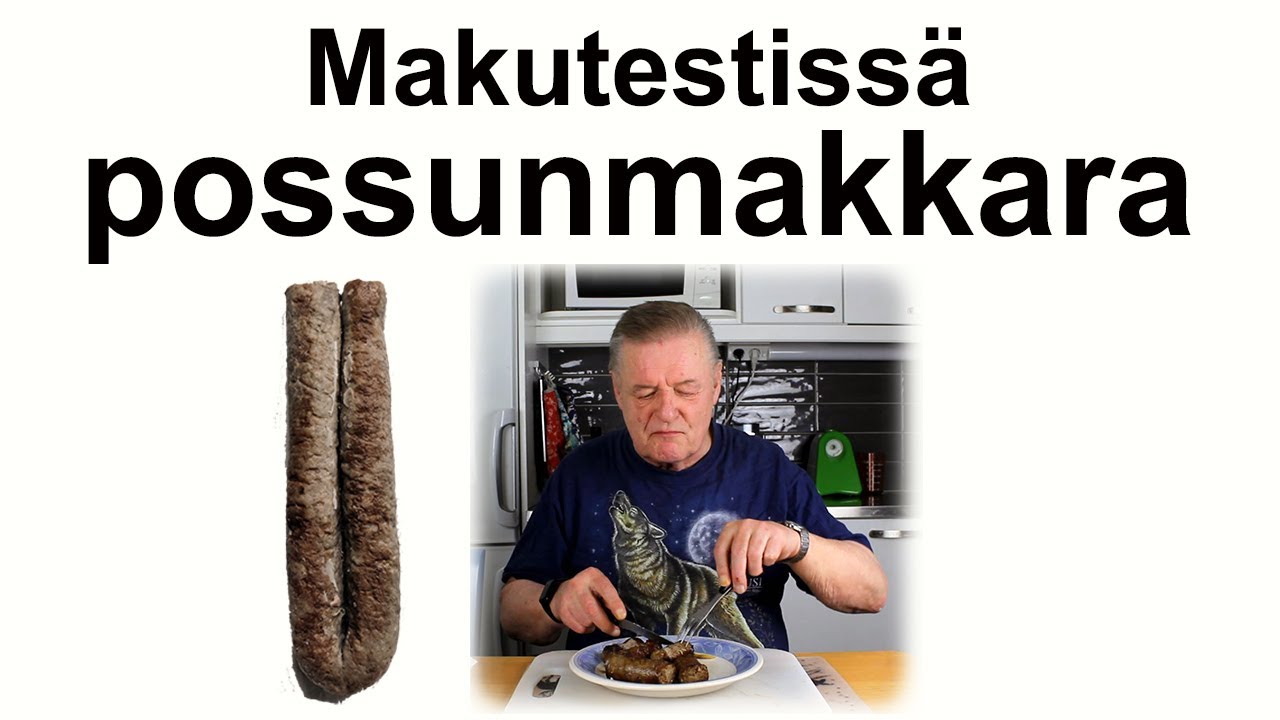 Makutestissä possunmakkara