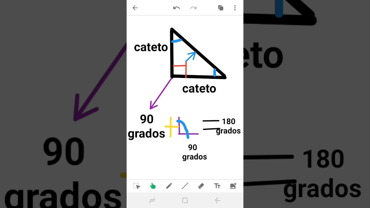 COMO identificar la hipotenusa y los catetos