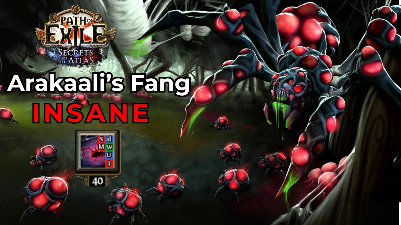 [PoE 3.26] НЕВЕРОЯТНЫЕ ПАУКИ АРАКАЛИ / Arakaalis' fang insane #pathofexile