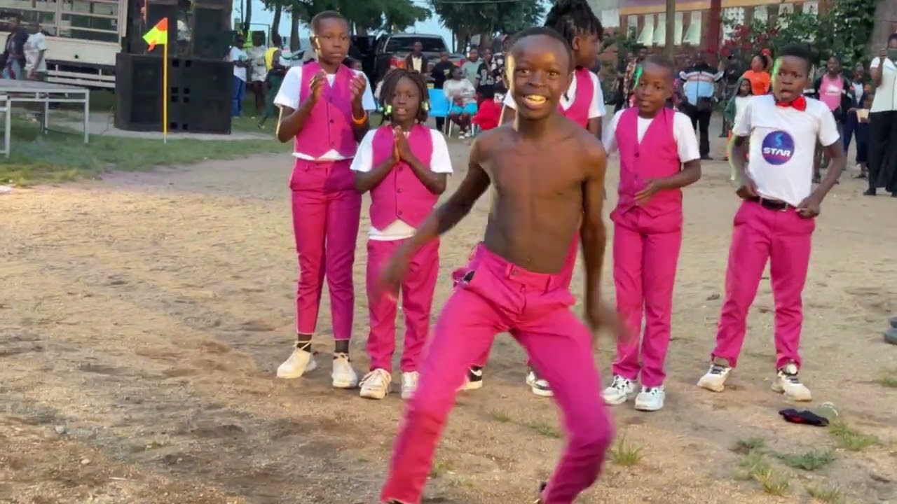 Masaka Ghetto kids performing live at Nabugabo sand beach Masaka 