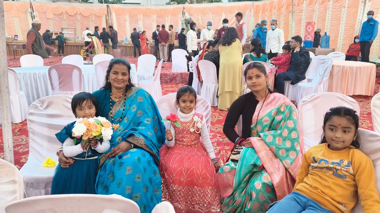 आज किसकी शादी में गये हम 🤔ओर।वहा  से क्या लेये हम 🫣🥰💃