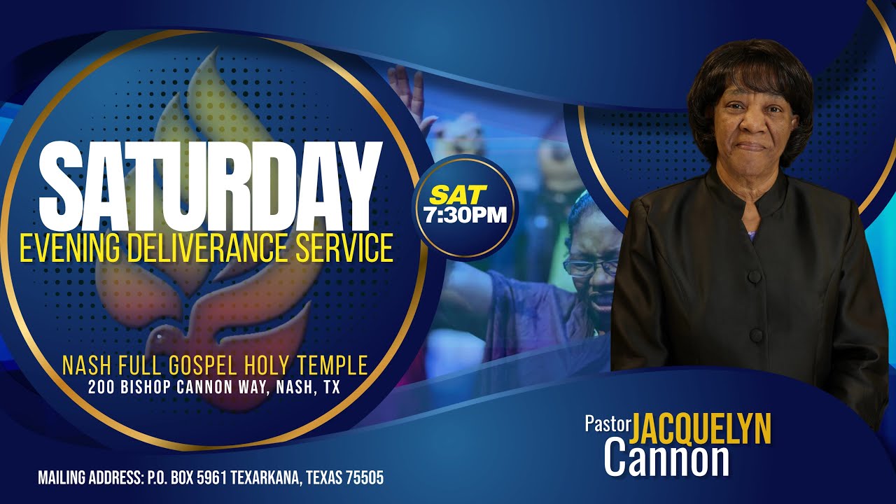 FGHT Nash: Sat. Night (06/07/25) Pastor J. Cannon Message: