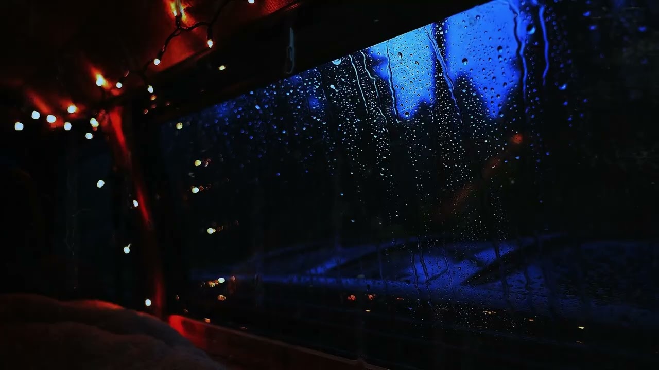 Chuva relaxante com trovões suaves 🌧️😴 Durma rápido, acalme a mente e tenha um sono profundo.