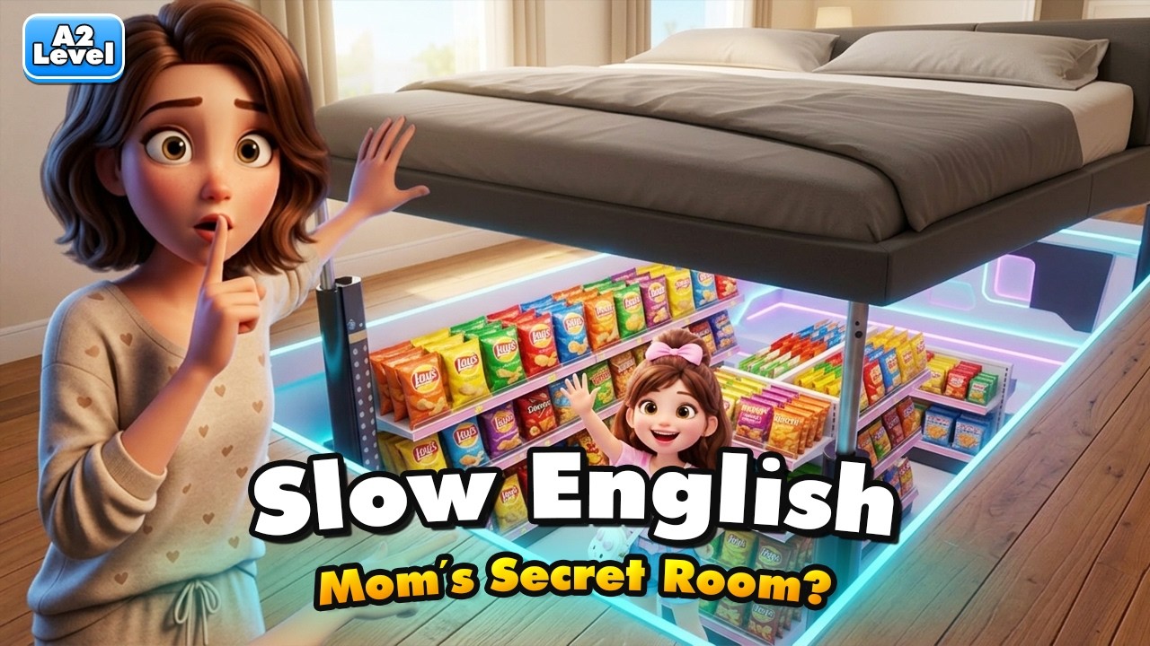 Mom&rsquo;s Secret Room? | Easy English Listening for Beginners (A2 Level)