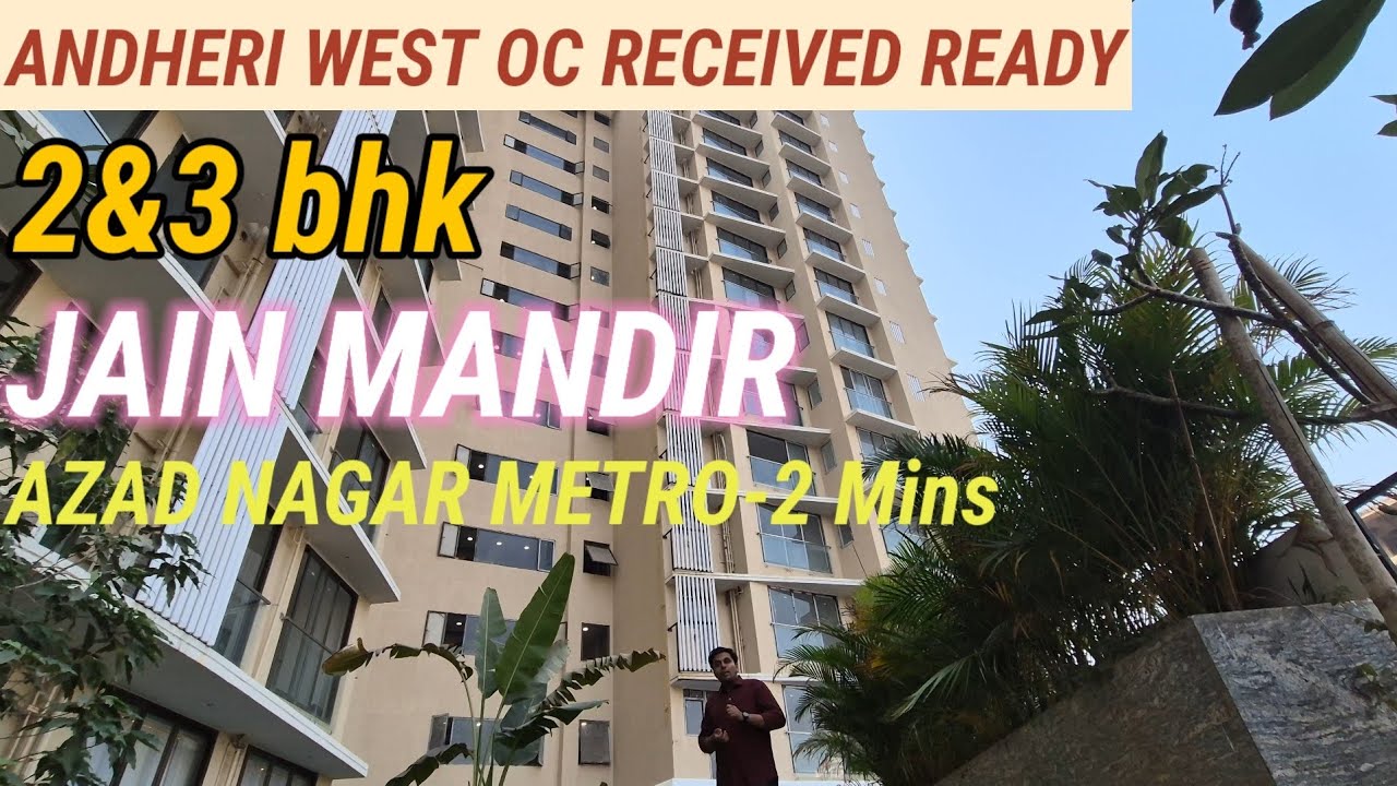 Andheri West Ready with Oc  Azad Nagar Metro  -2 mins 8329143758   8591358297