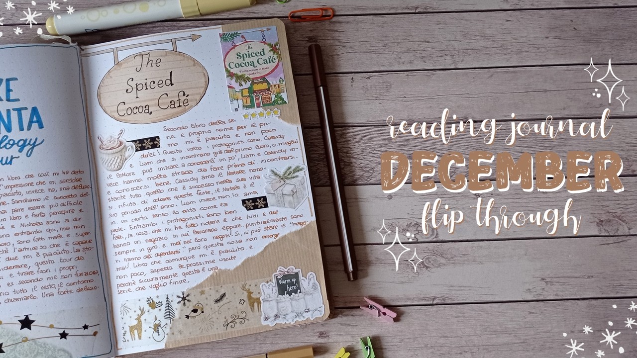 Reading journal: December - Flip through