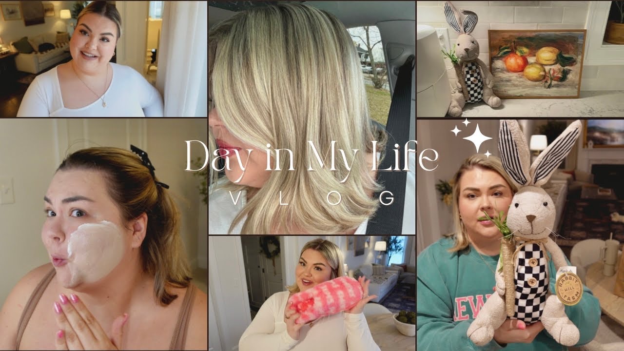 blonde refresh, skims valentines pieces + trying viral tiktok makeup | vlog