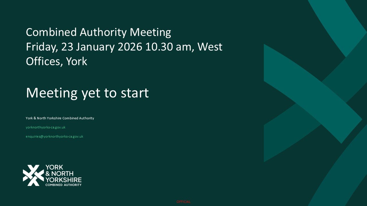 York and North Yorkshire Combined Authority, 6 February 2026